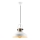 Hanglamp aan snoer DODO 1xE27/40W/230V wit/brons