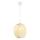 Hanglamp aan snoer DRUM 1xE27/60W/230V crème