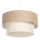 Hanglamp aan snoer DUO 1x E27/60W/230V Ø 40 cm beige/crème