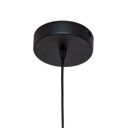 Hanglamp aan snoer ECLIPSE 1xE27/15W/230V zwart/wit