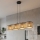 Hanglamp aan snoer ECO 4xE27/15W/230V beige/rotan