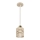 Hanglamp aan snoer ELEN 1xE27/35W/230V beige/goud