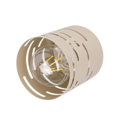Hanglamp aan snoer ELEN 1xE27/35W/230V beige/goud