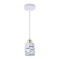 Hanglamp aan snoer ELEN 1xE27/35W/230V wit/goud