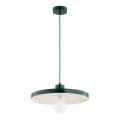 Hanglamp aan snoer ETERI 1xE27/15W/230V groen
