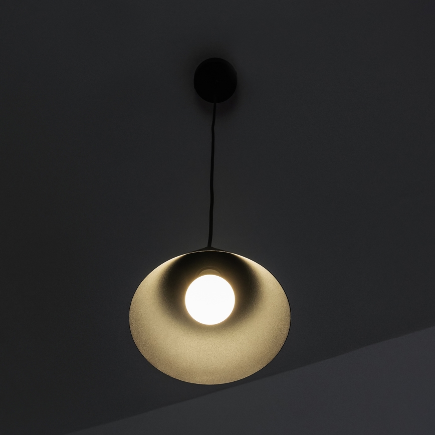 Hanglamp aan snoer ETNA II 1xE27/15W/230V, Ø 18,5 cm, zwart