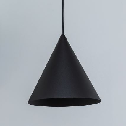 Hanglamp aan snoer ETNA II 1xE27/15W/230V, Ø 18,5 cm, zwart