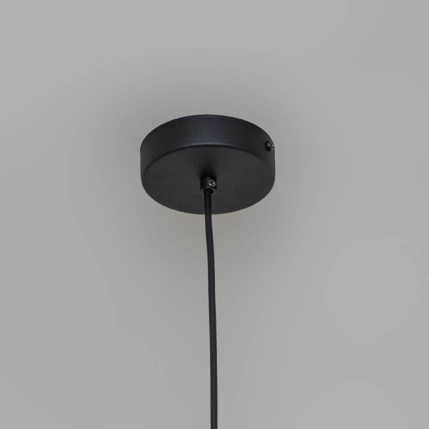 Hanglamp aan snoer ETNA II 1xE27/15W/230V, Ø 18,5 cm, zwart