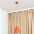 Hanglamp aan snoer ETNA II 1xE27/15W/230V Ø 25 cm oranje