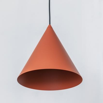 Hanglamp aan snoer ETNA II 1xE27/15W/230V Ø 25 cm oranje