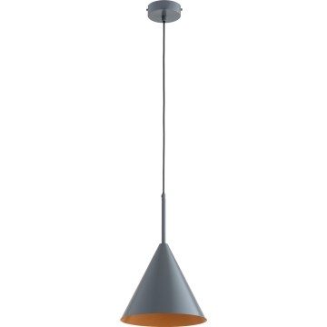 Hanglamp aan snoer FABO 1xE27/15W/230V grijs
