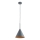 Hanglamp aan snoer FABO 1xE27/15W/230V grijs