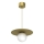 Hanglamp aan snoer FLAT 1xE27/15W/230V goud