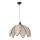 Hanglamp aan snoer FUME 1xE27/40W/230V Ø 40 cm zwart/beige