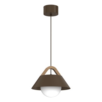 Hanglamp aan snoer FUNDA 1xE27/15W/230V bruin