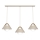 Hanglamp aan snoer FUNDA 3xE27/15W/230V beige