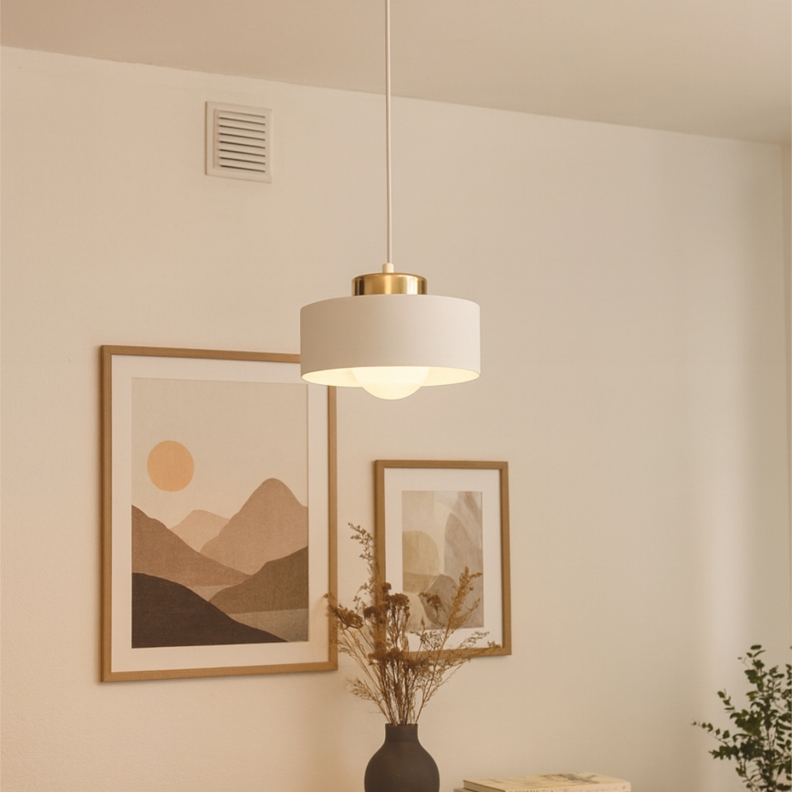 Hanglamp aan snoer IGNIA 1xE27/60W/230V wit
