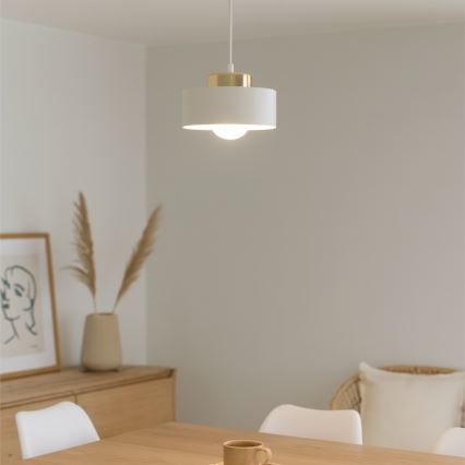 Hanglamp aan snoer IGNIA 1xE27/60W/230V wit