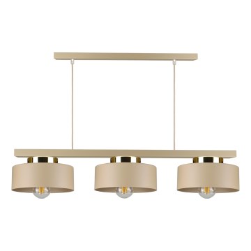 Hanglamp aan snoer IGNIA 3xE27/60W/230V taupe