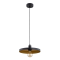 Hanglamp aan snoer LITO 1xE27/15W/230V zwart
