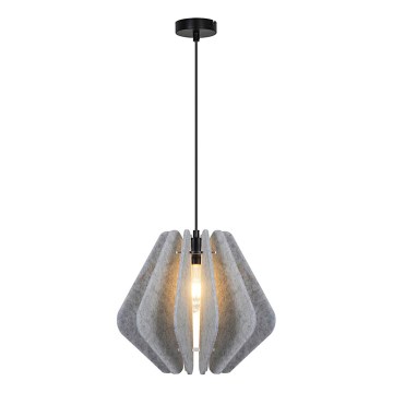 Hanglamp aan snoer MARGARET 1xE27/40W/230V grijs