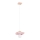 Hanglamp aan snoer MIKO 1xE27/15W/230V roze/beige