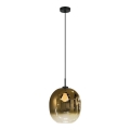 Hanglamp aan snoer MIRROR 1xE27/14W/230V gerookt goud