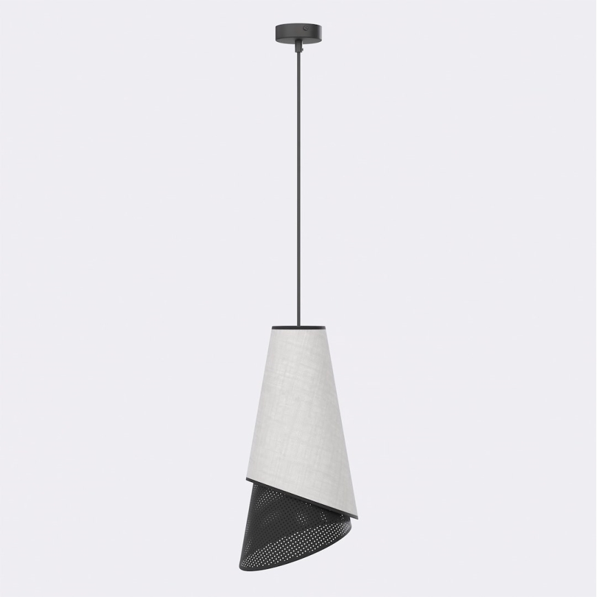Hanglamp aan snoer MODA 1xE27/15W/230V grijs/zwart