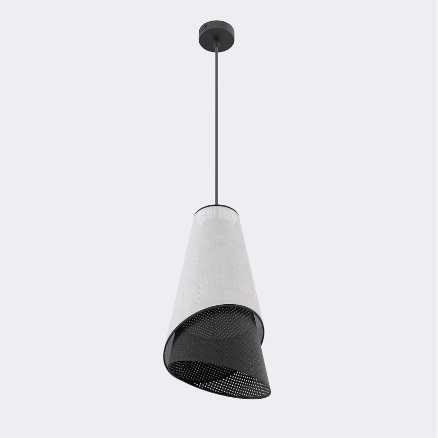 Hanglamp aan snoer MODA 1xE27/15W/230V grijs/zwart