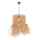 Hanglamp aan snoer NESS 1xE27/40W/230V raffia