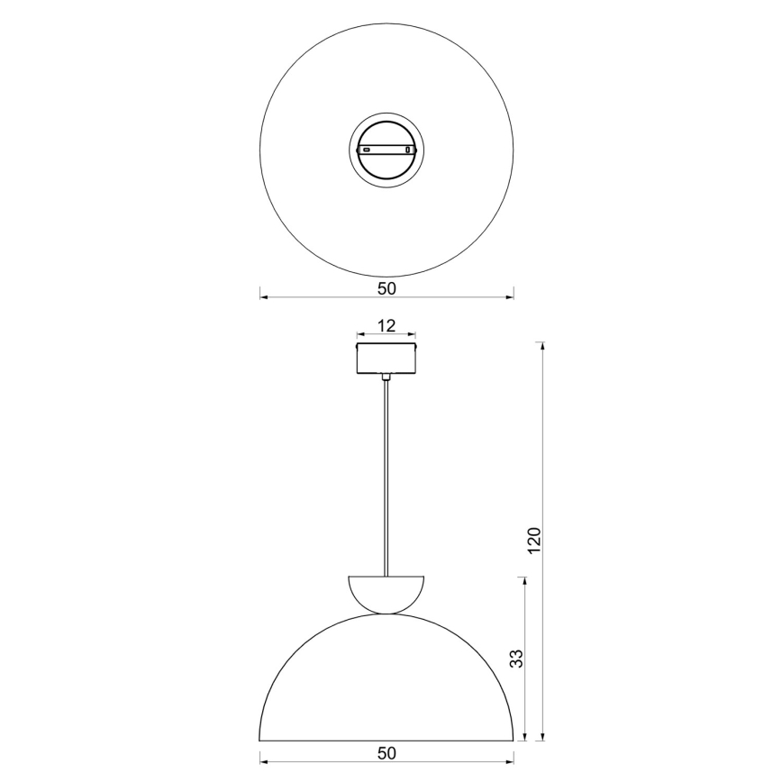 Hanglamp aan snoer NEVIS 1xE27/15W/230V Ø 50 cm beige