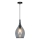 Hanglamp aan snoer NEXT 1xE27/40W/230V gerookt zwart