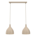 Hanglamp aan snoer NOAK CLASSIC 2xE27/15W/230V beige