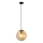 Hanglamp aan snoer OSCAR 1xE27/40W/230V rookkleurig beige