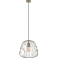 Hanglamp aan snoer OVELLA 1xE27/15W/230V, Ø 36 cm, grijs