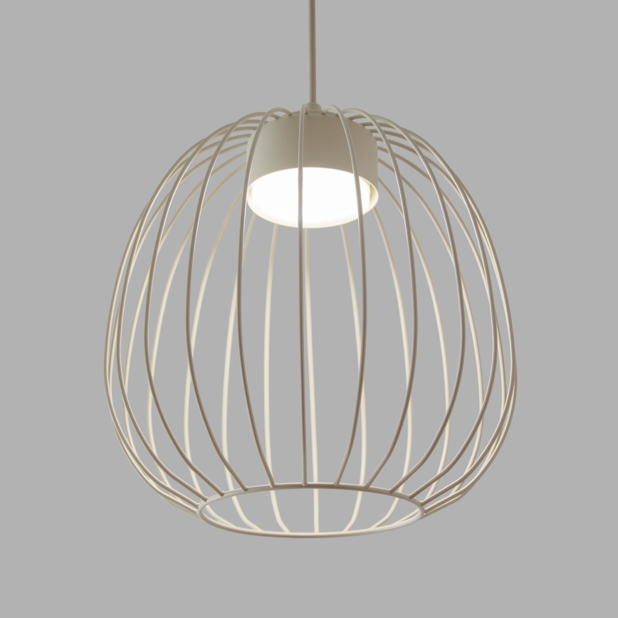 Hanglamp aan snoer OVELLA 1xGX53/10W/230V Ø 25 cm crèmekleurig