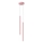 Hanglamp aan snoer PASTELO 2xG9/8W/230V roze