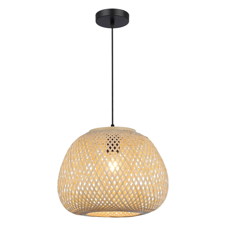 Hanglamp aan snoer PETRA 1xE27/15W/230V bamboe