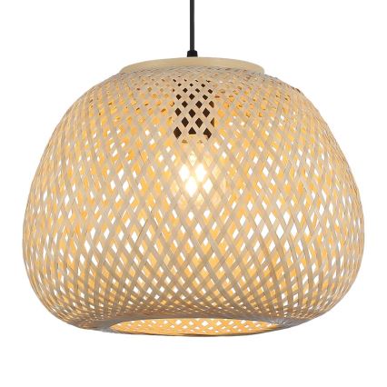 Hanglamp aan snoer PETRA 1xE27/15W/230V bamboe