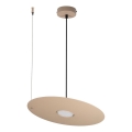 Hanglamp aan snoer PIATTO 1xGX53/15W/230V Ø 35 cm beige