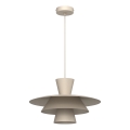 Hanglamp aan snoer PLATO 1xE27/15W/230V beige