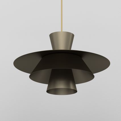 Hanglamp aan snoer PLATO 1xE27/15W/230V brons