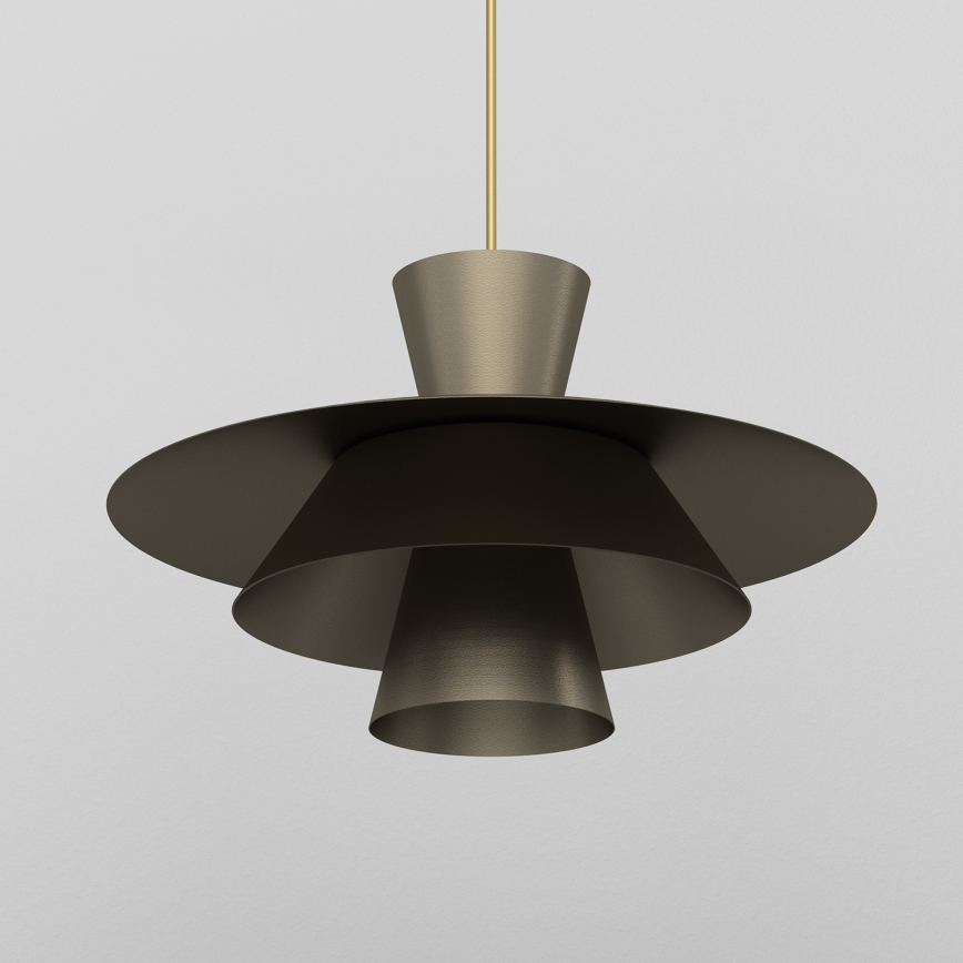 Hanglamp aan snoer PLATO 1xE27/15W/230V brons