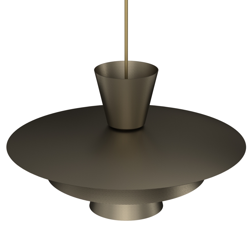 Hanglamp aan snoer PLATO 1xE27/15W/230V brons