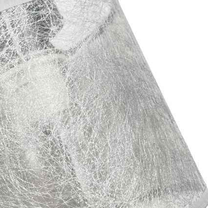 Hanglamp aan snoer ROSA 1xE27/60W/230V zwart/grijs