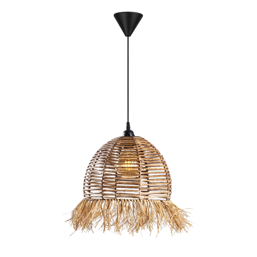 Hanglamp aan snoer RUYO 1xE27/40W/230V bruin