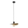Hanglamp aan snoer SAVANA 1xE27/15W/230V Ø 39 cm zwart/goud