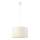 Hanglamp aan snoer SIRJA PLISADO 1xE27/15W/230V Ø 35 cm crème