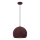 Hanglamp aan snoer SOOL 1xE27/15W/230V Ø 27 cm bordeaux