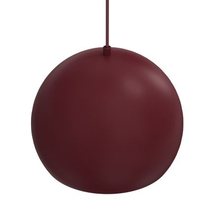 Hanglamp aan snoer SOOL 1xE27/15W/230V Ø 27 cm bordeaux